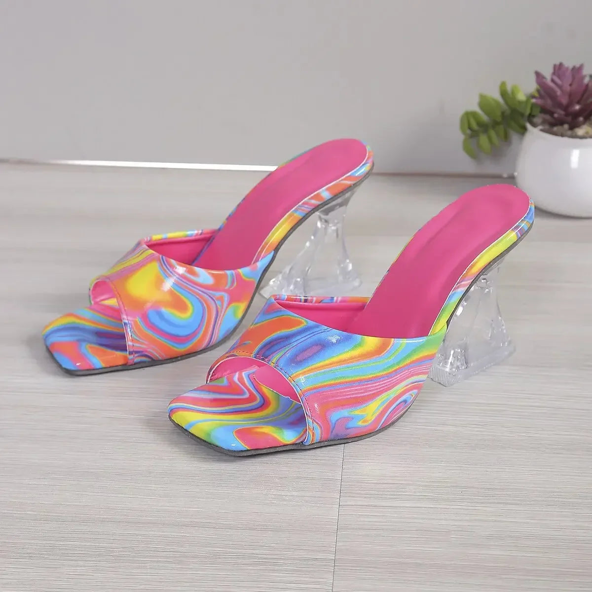 Aurora Swirl Heels