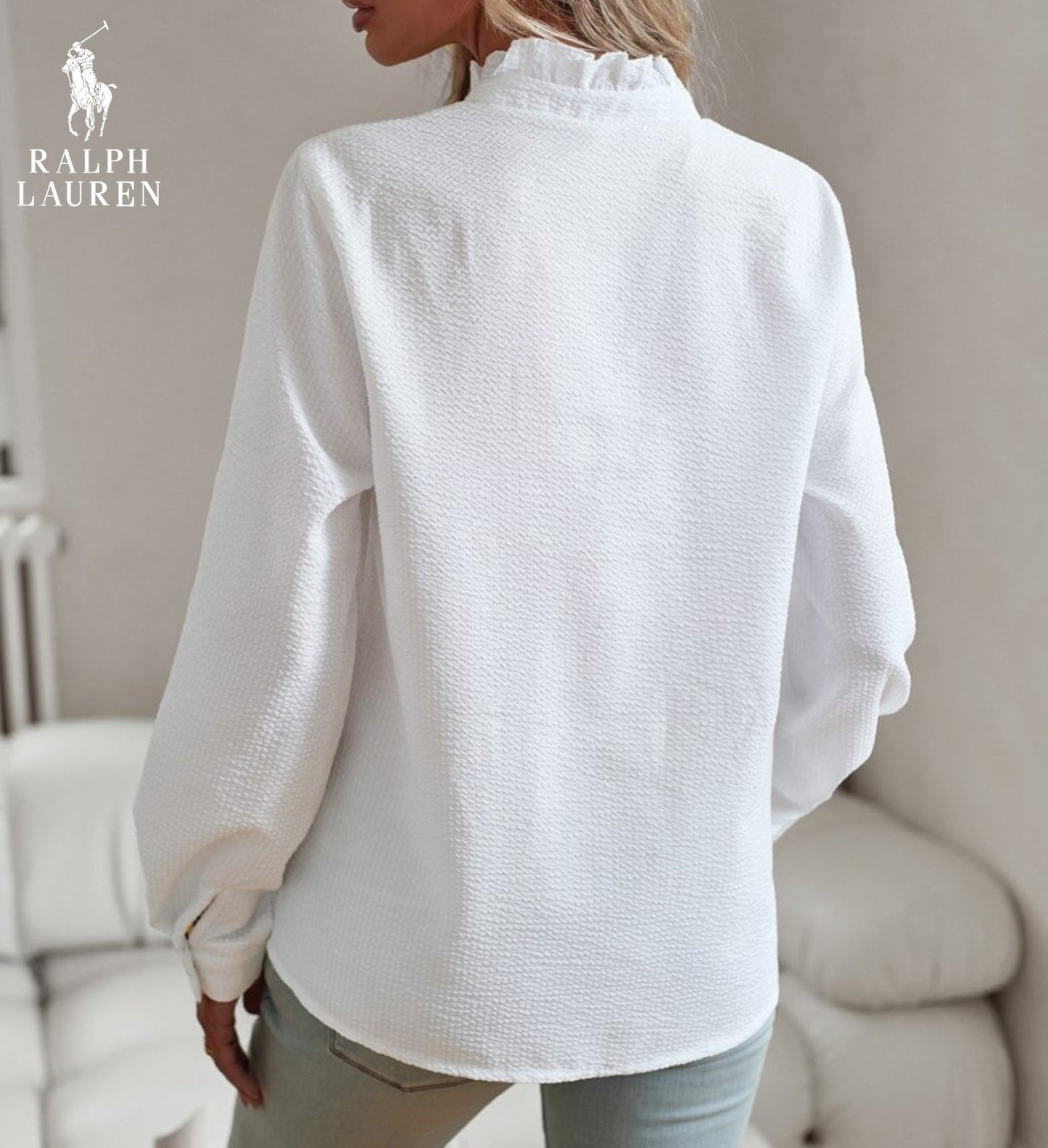 RL™ Premium Ruffle Casual Blouse