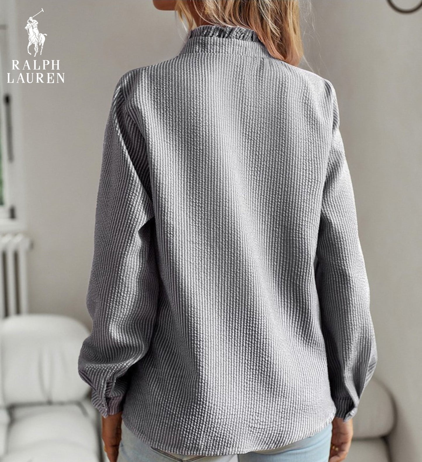 RL™ Premium Ruffle Casual Blouse
