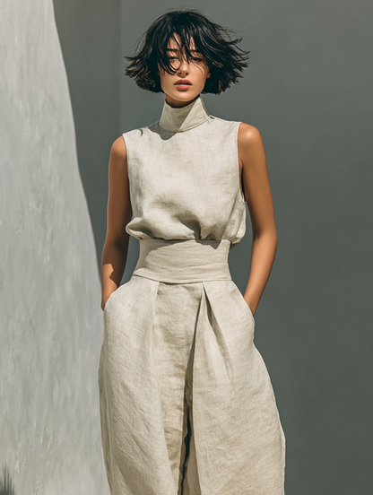 Aura - Cotton & Linen Minimalist Set