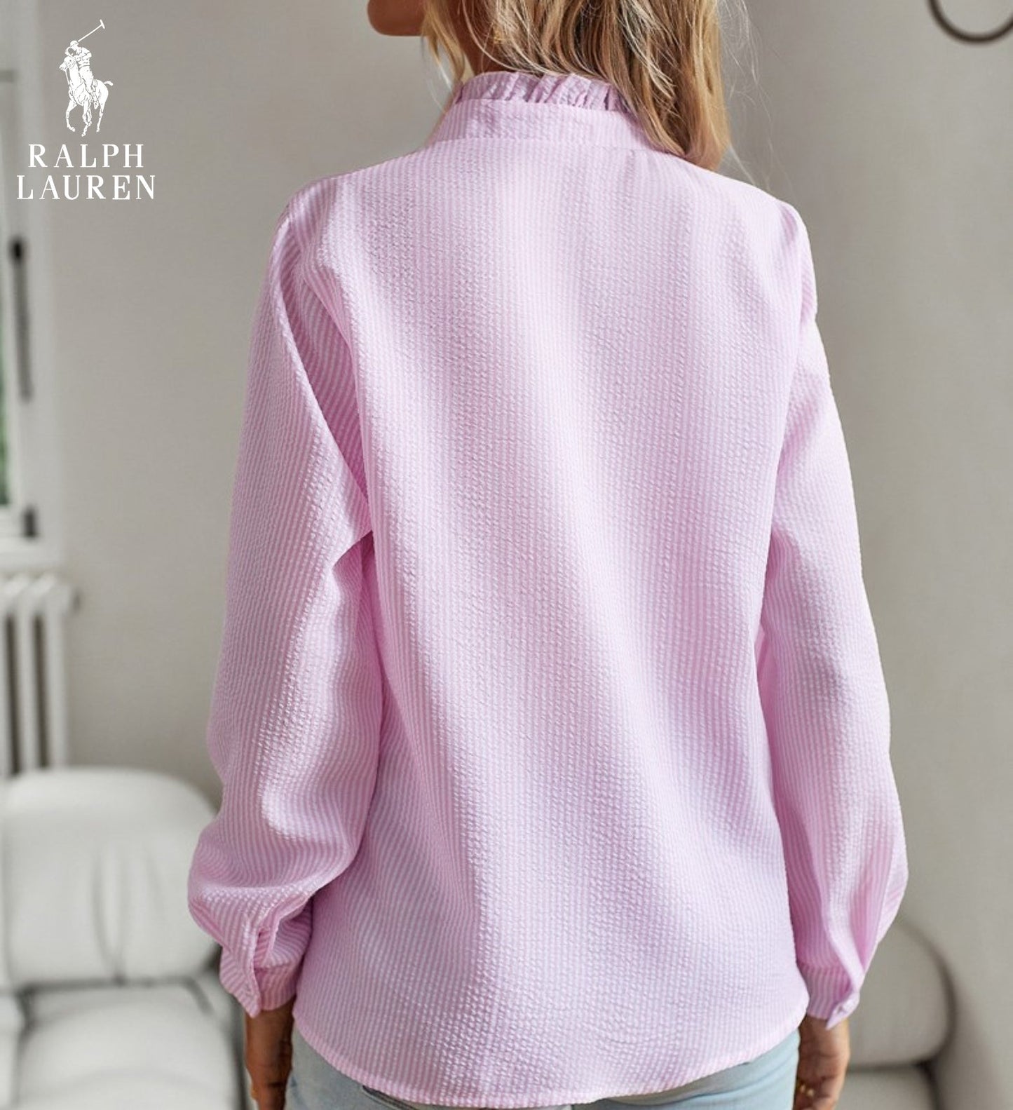 RL™ Premium Ruffle Casual Blouse