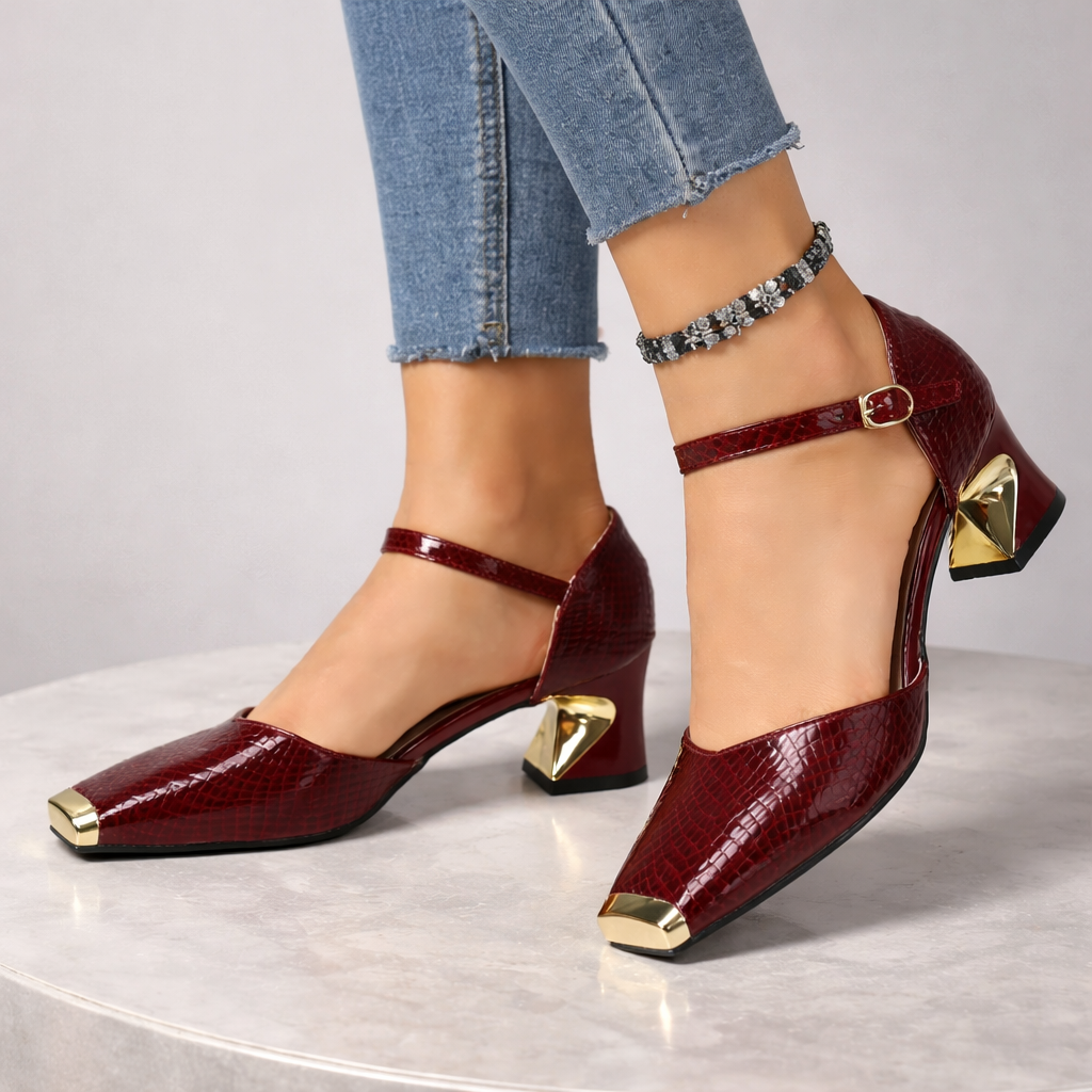Monroe Sculpted Strap Heels