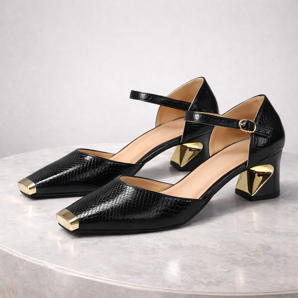 Monroe Sculpted Strap Heels