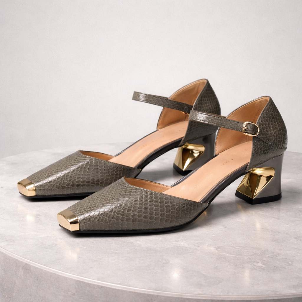 Monroe Sculpted Strap Heels
