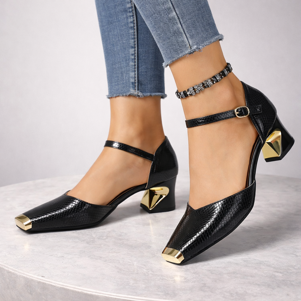 Monroe Sculpted Strap Heels