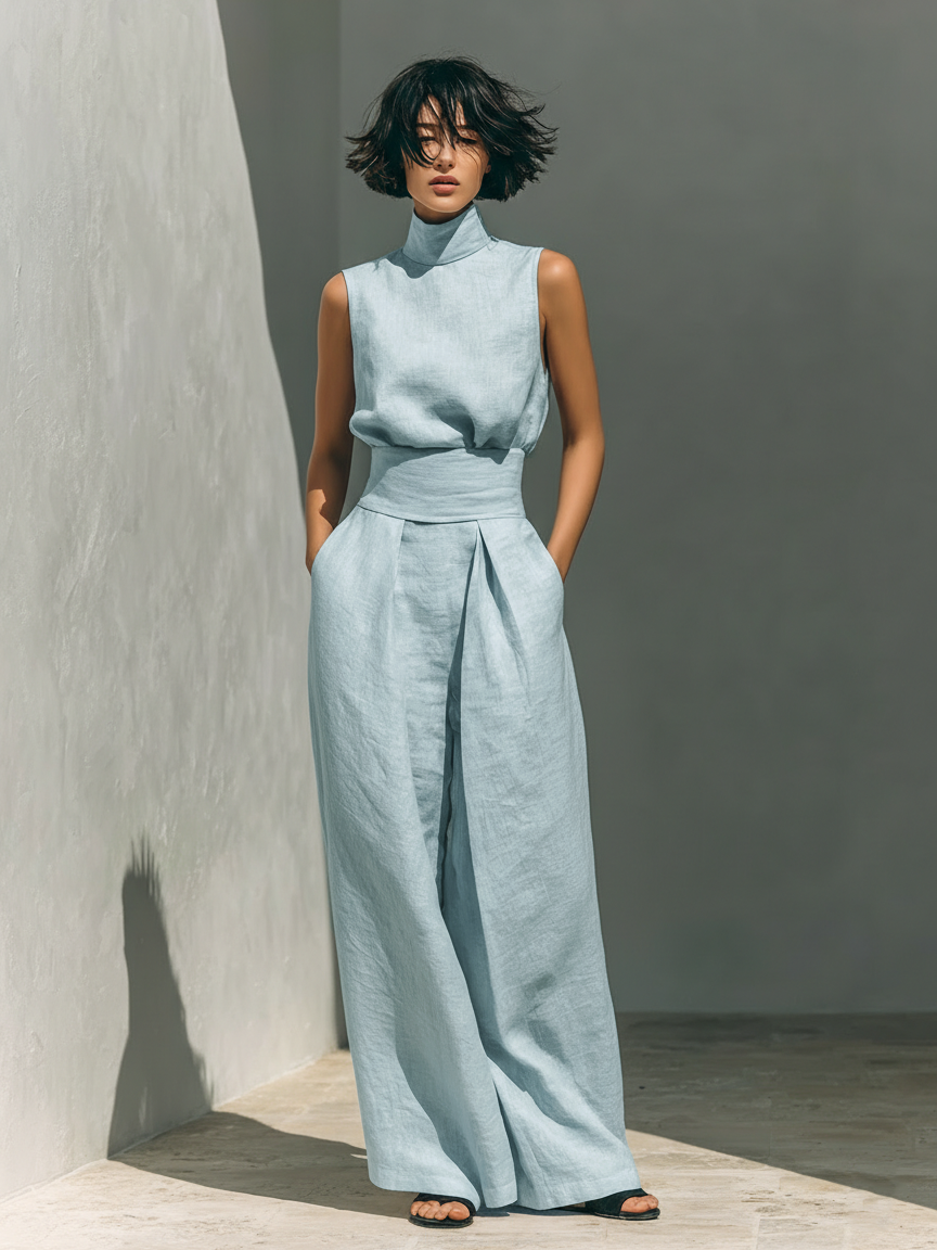 Aura - Cotton & Linen Minimalist Set
