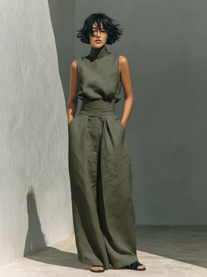 Aura - Cotton & Linen Minimalist Set