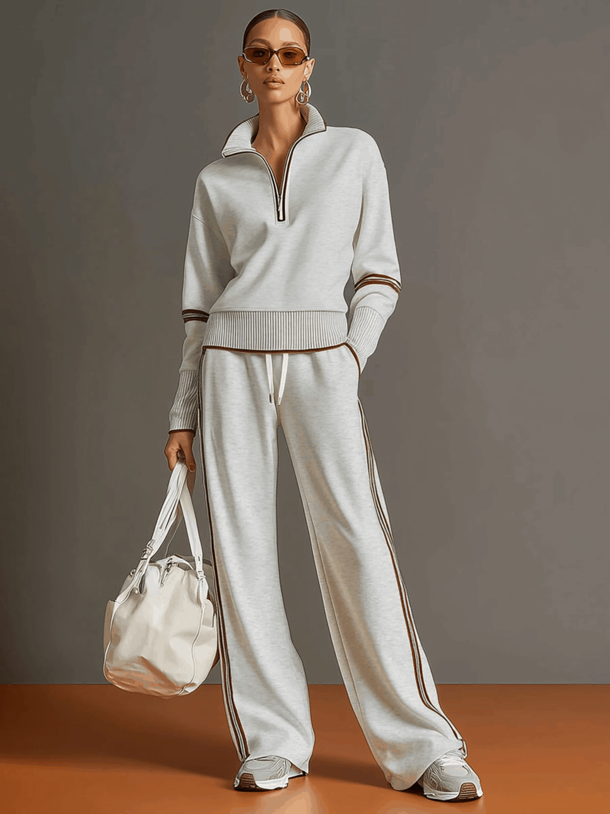 Davin™ Retro Sport Half-Zip Set