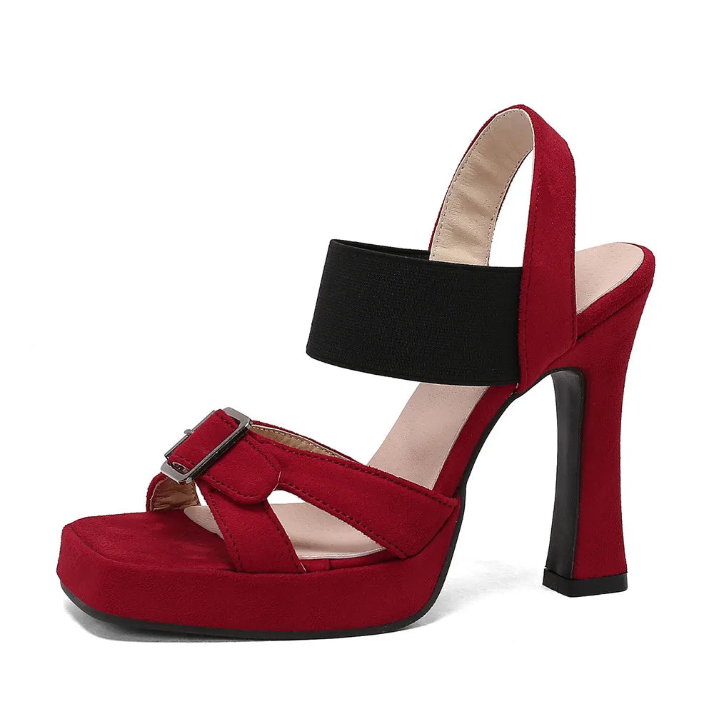 Marais Cross-Strap Heel