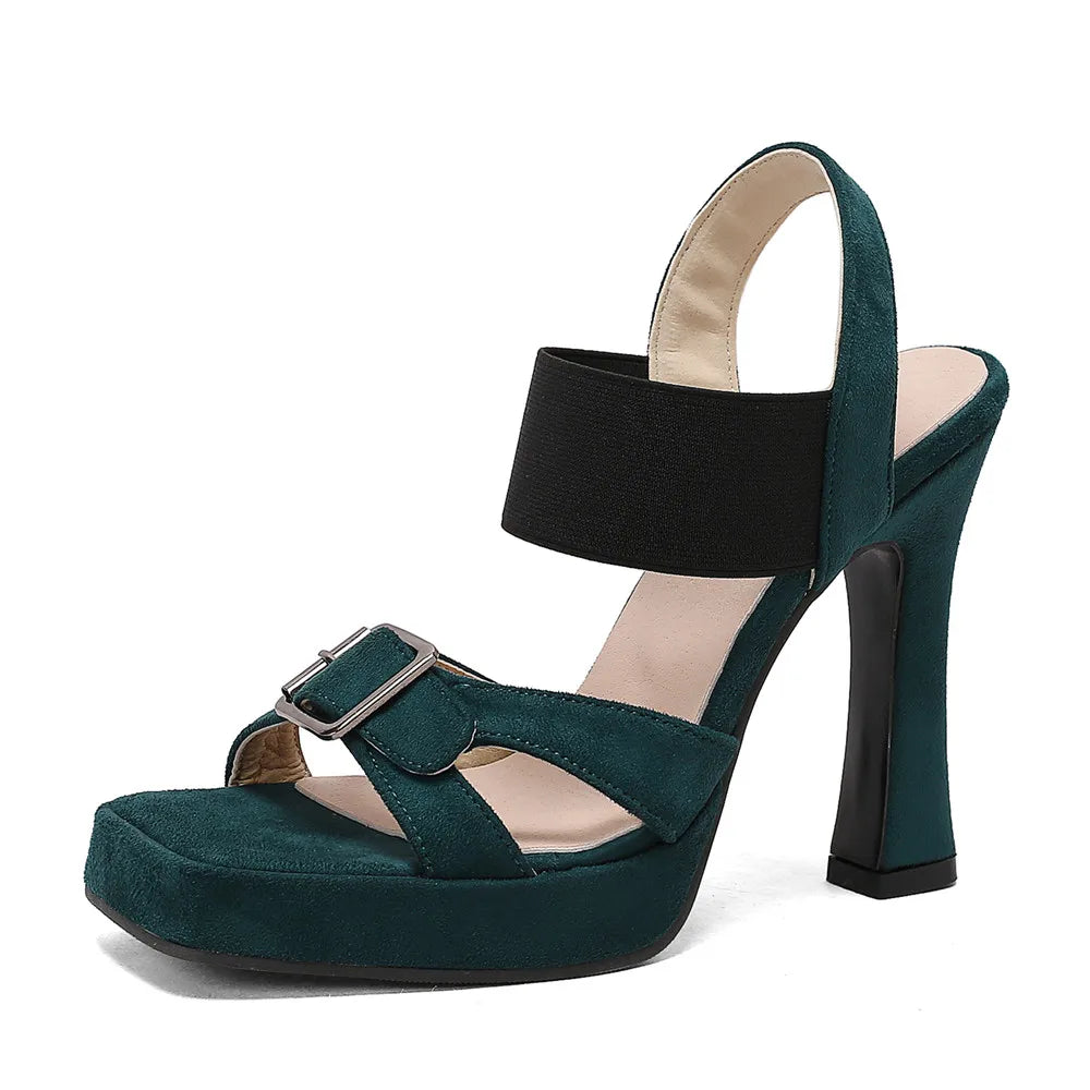 Marais Cross-Strap Heel