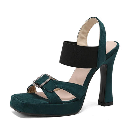 Marais Cross-Strap Heel
