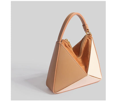 Pyramid Colorblock Handbag