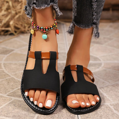 Isla Leather Slide