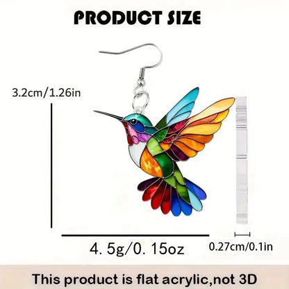 Humming Bird Prism Earrings