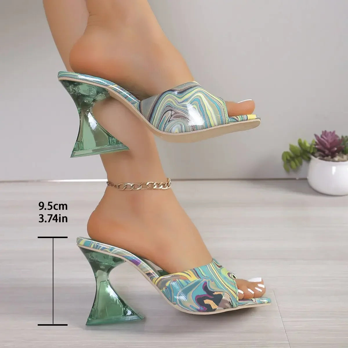 Aurora Swirl Heels