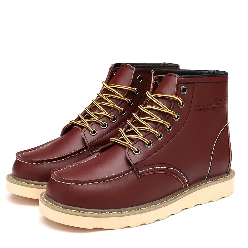 Leather Amped Boots