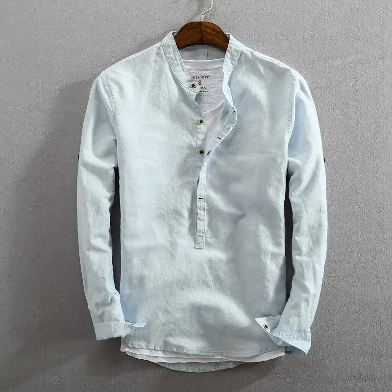 Classic Cotton Pullover Shirt