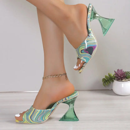 Aurora Swirl Heels