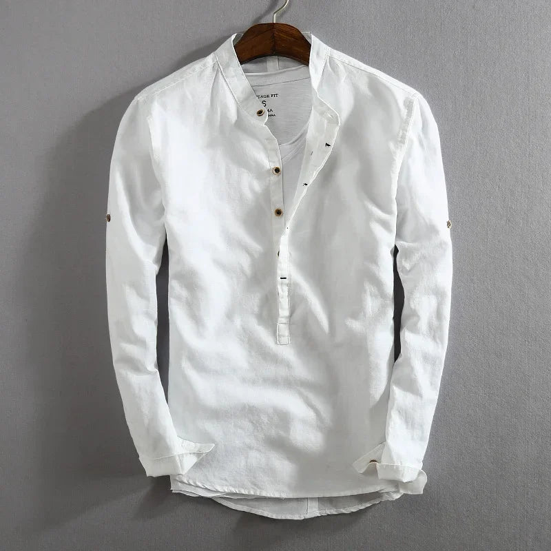Classic Cotton Pullover Shirt