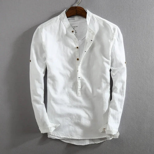 Classic Cotton Pullover Shirt