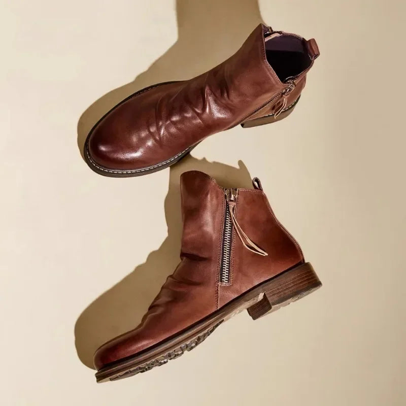 Enigma Genuine Leather Chelsea Boot