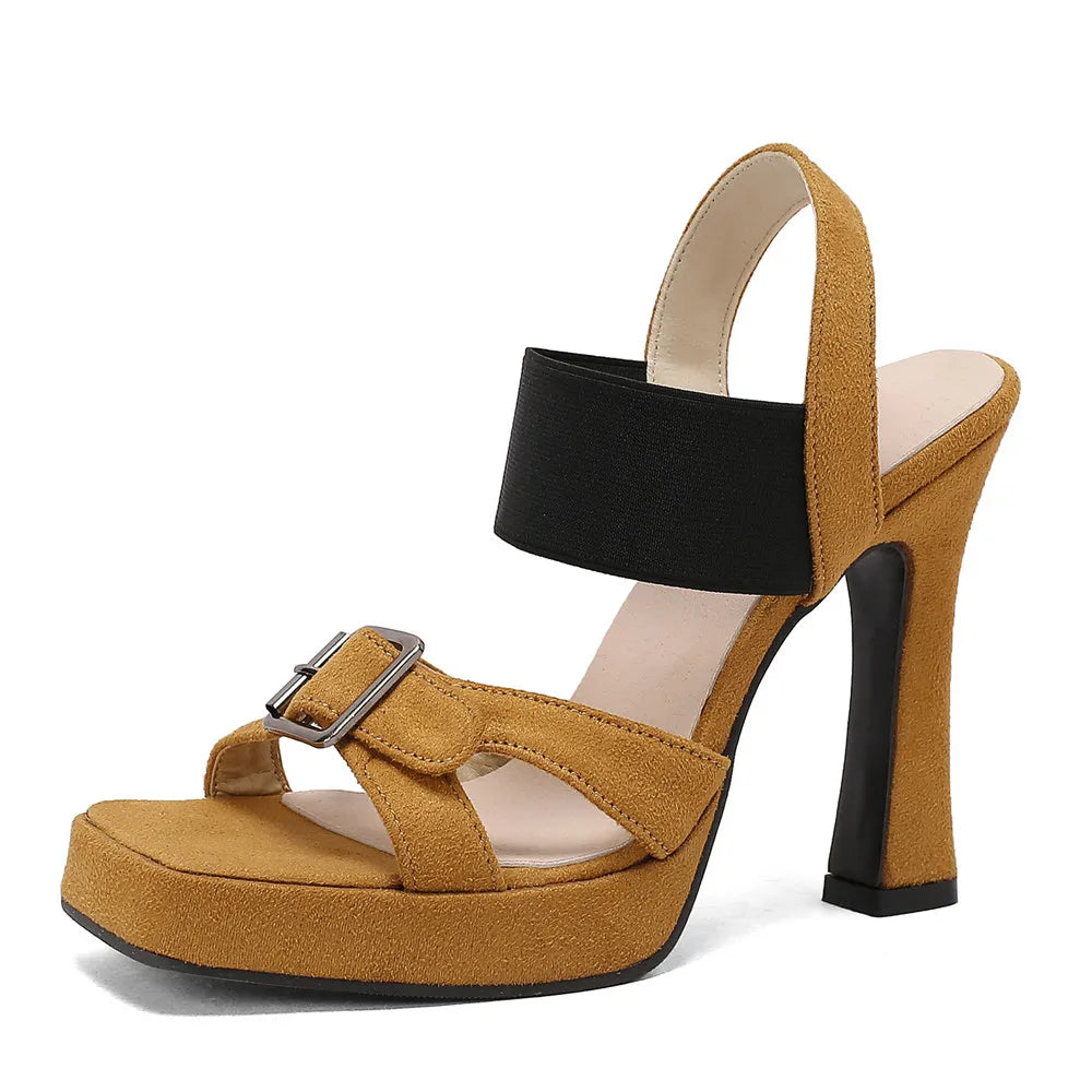 Marais Cross-Strap Heel