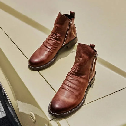 Enigma Genuine Leather Chelsea Boot