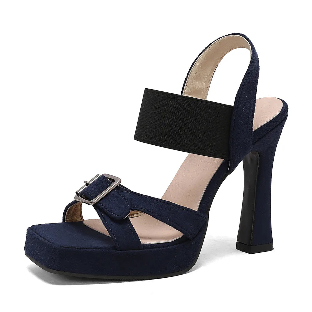 Marais Cross-Strap Heel