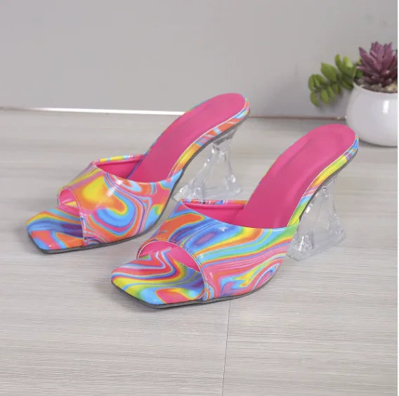 Aurora Swirl Heels