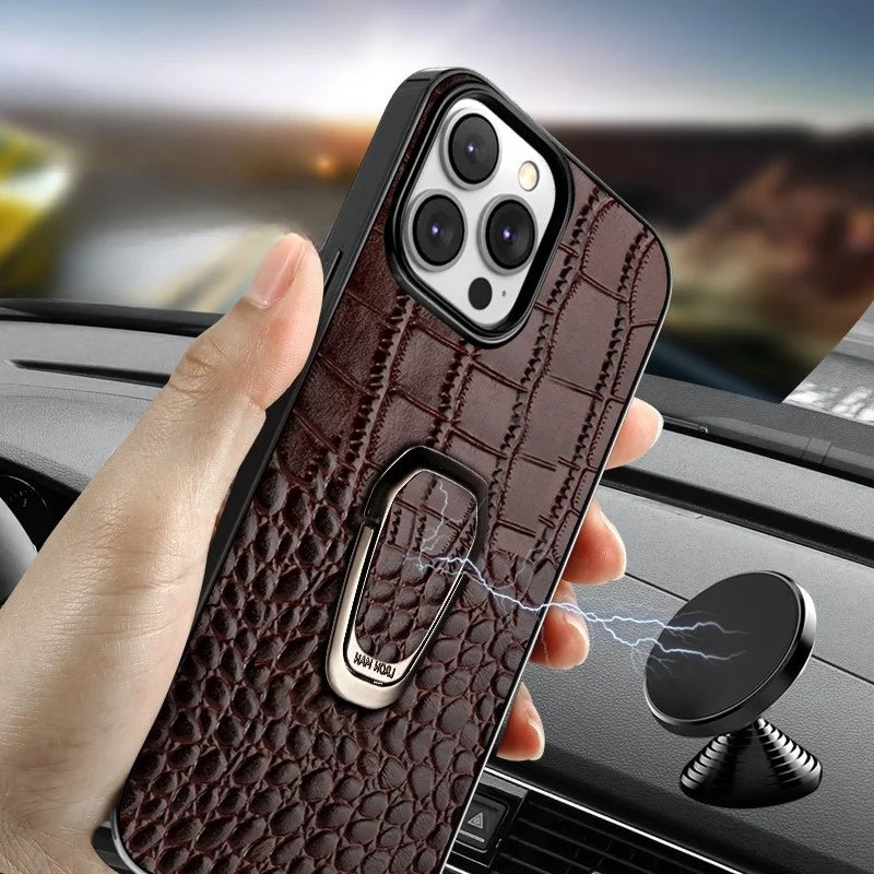 Croco Pattern iPhone Case