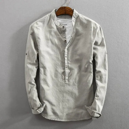 Classic Cotton Pullover Shirt