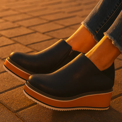 Adalene Wedge Ankle Boots